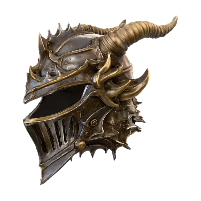 Warlord Helmet AI 생성 3D 모델