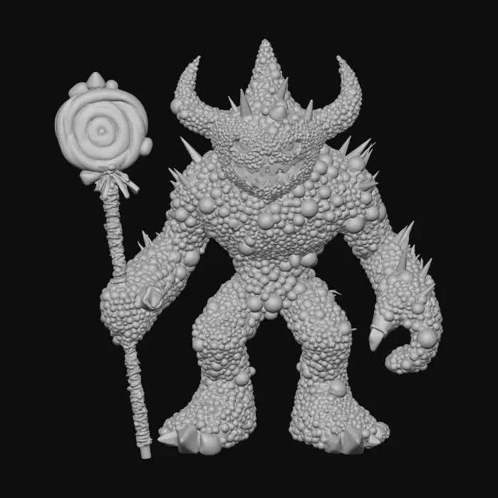 3D model for Candy Golem, #Halloween2025#