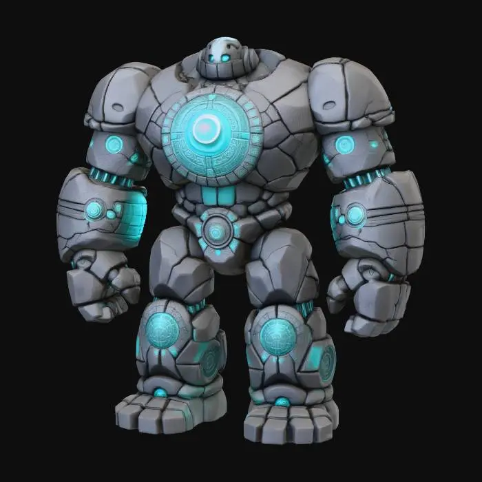 3D model for Moon Stone Guardian