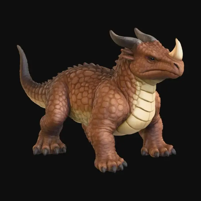 3D model for Brown Drake