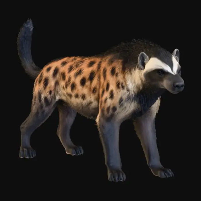 3D model for Badger Hyena Warg