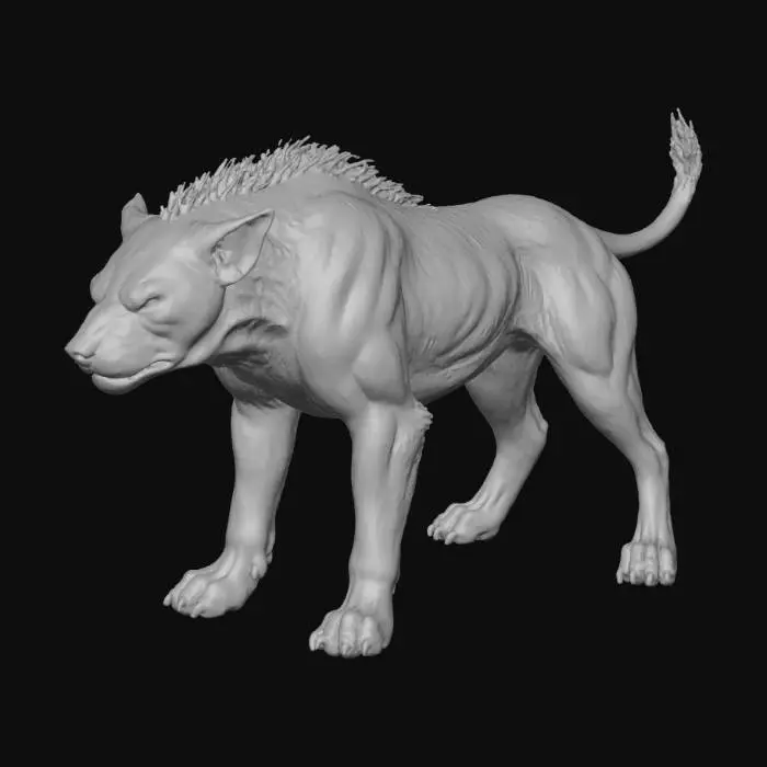 3D model for Savanna Warg