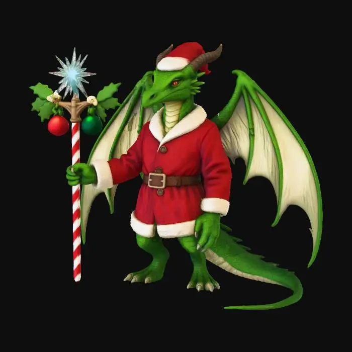 3D model for Santa Dragon, #Christmas2025#