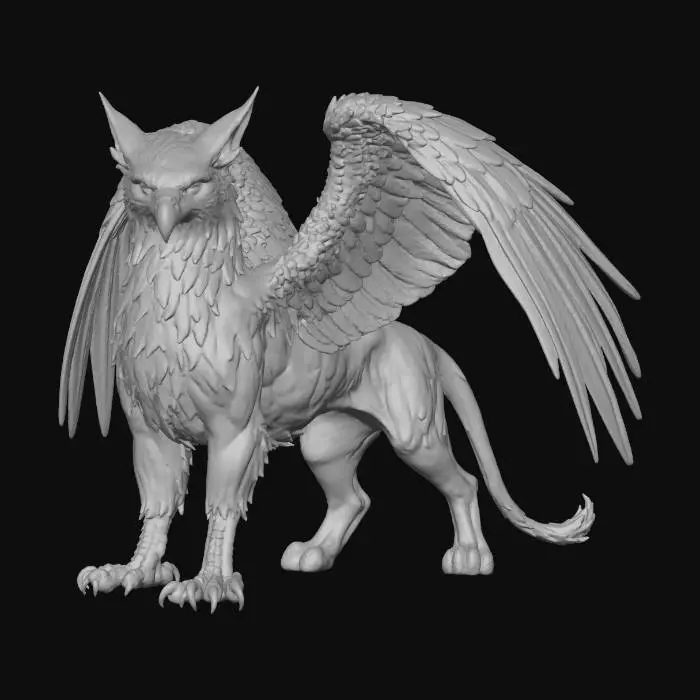 3D model for White Gryphon