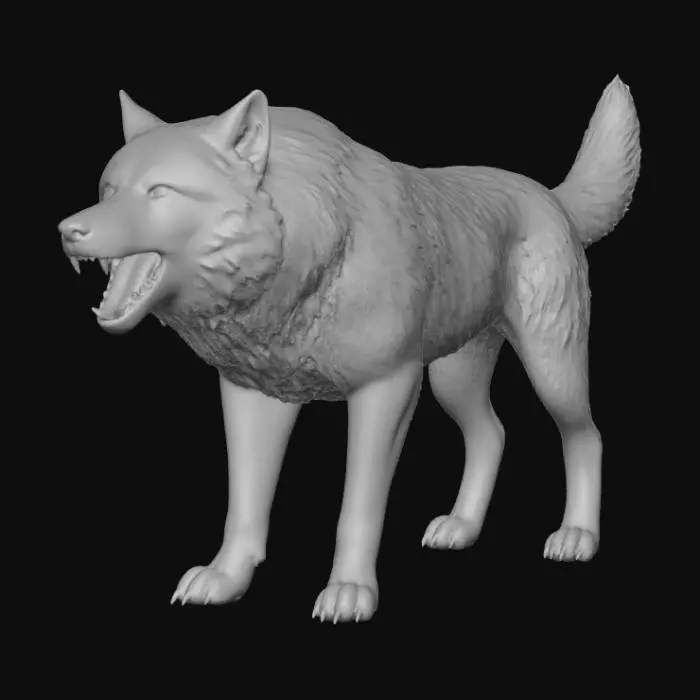 3D model for White Warg
