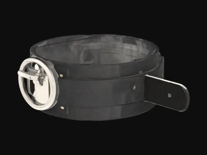 3D model for Leather O-Ring Choker