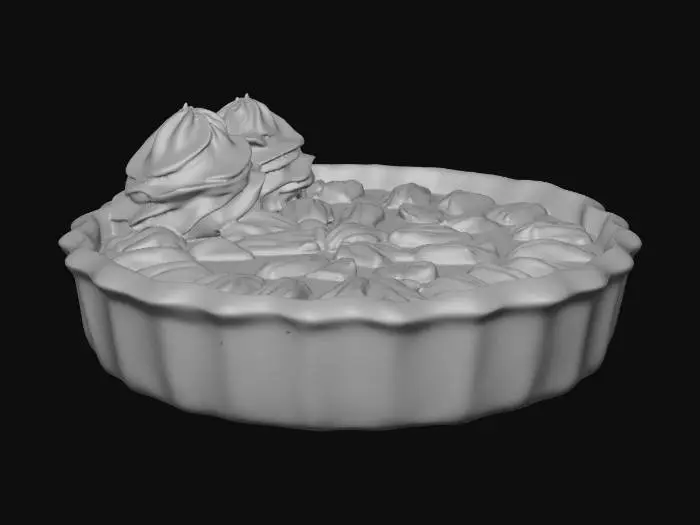 3D model for A pecan pie
 #Thanksgiving#