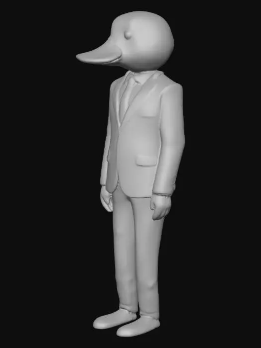 3D model for Duck in a Suit