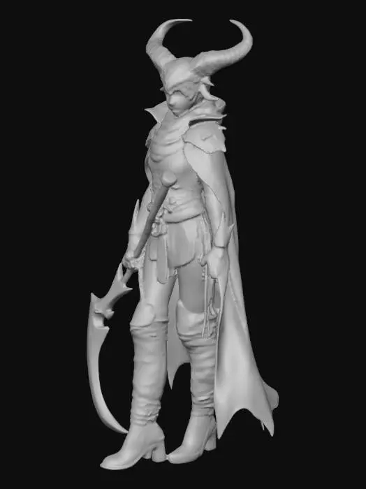 3D model for k pop demon hunter