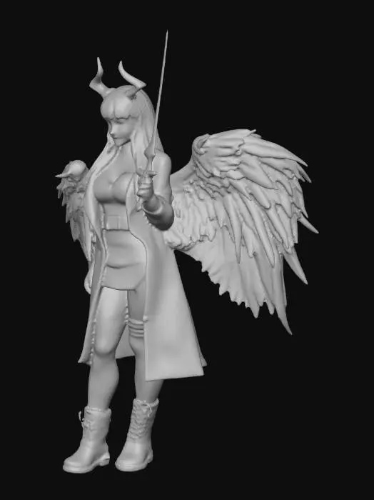 3D model for k pop demon hunter