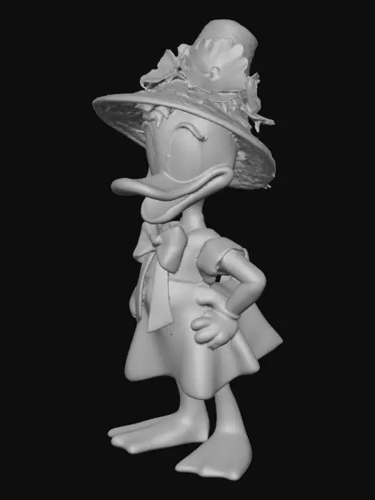 3D model for Daisy duck dressed up as Mirabel for halloween