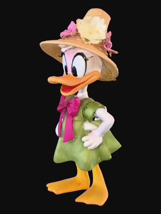 3D model for Daisy duck dressed up as Mirabel for halloween