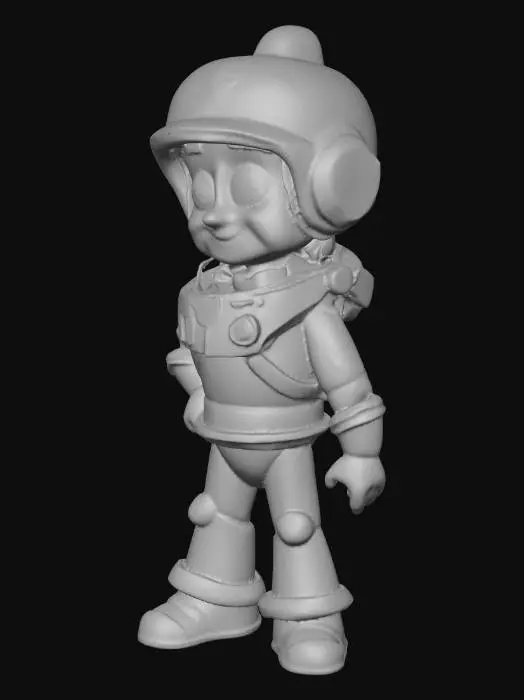 3D model for Woody dressed up like A space ranger for Halloween
