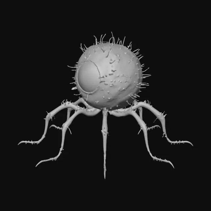 3D model for A walking Eyeball