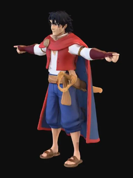 3D model for Swashbuckler Hero