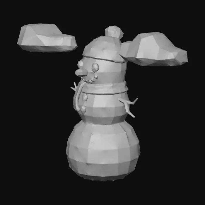 3D model for Winter Wonderland Snowman