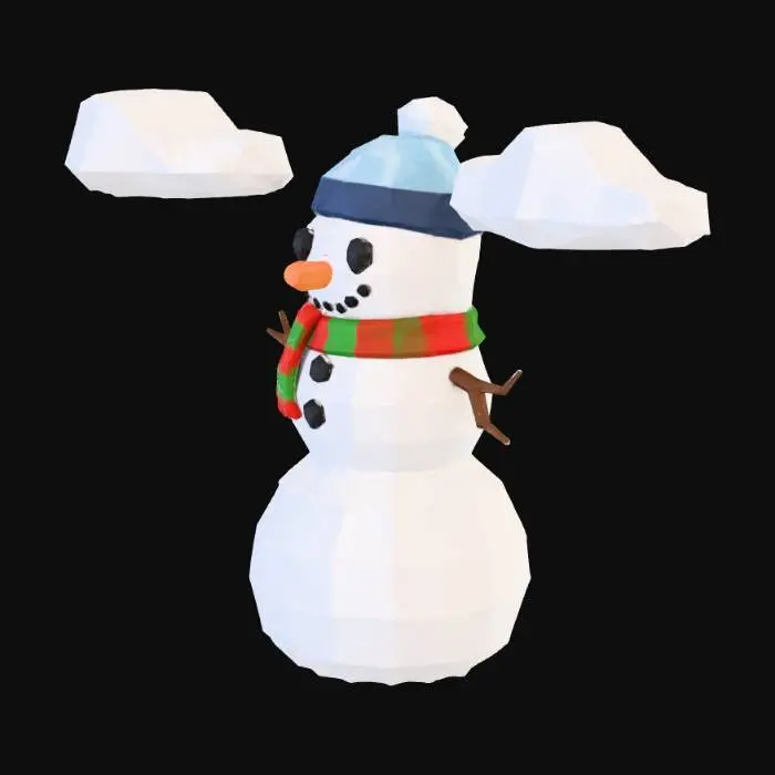 3D model for Winter Wonderland Snowman