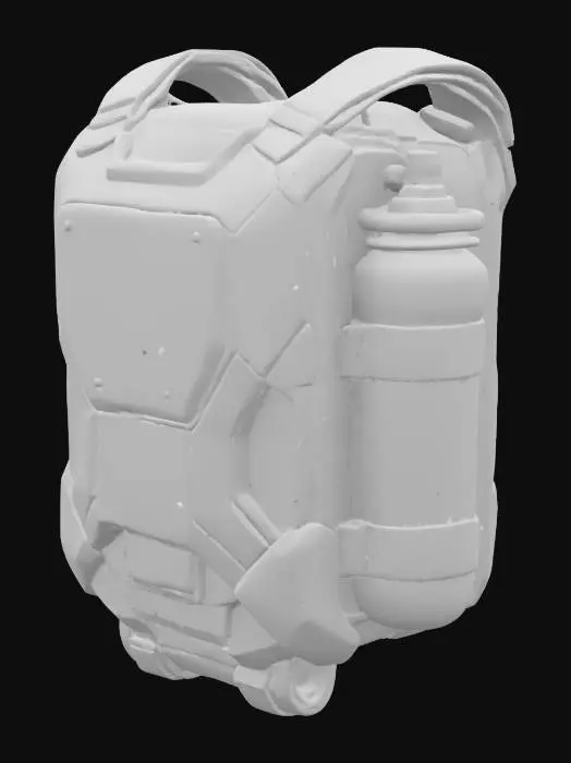 3D model for Futuristic Backpack