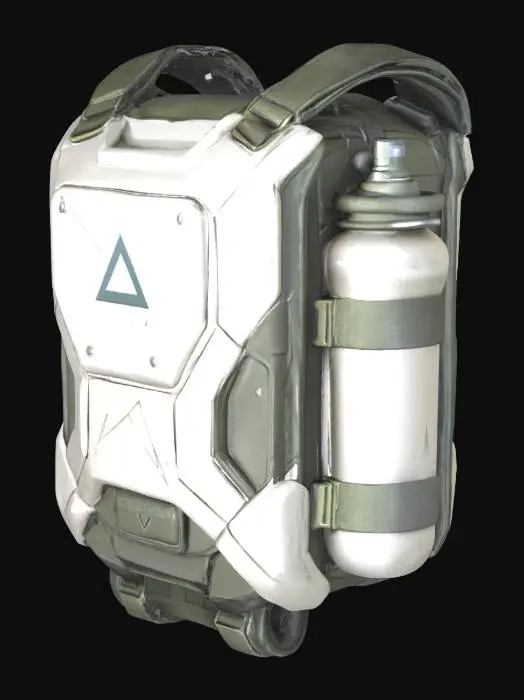 3D model for Futuristic Backpack