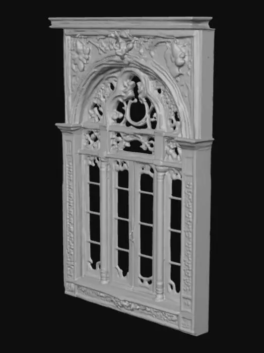 3D model for 1940, imperial palace, high quality window.