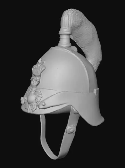 3D model for WW1 British Army hat, for an officer.