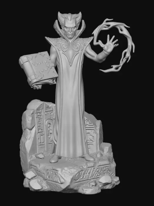 3D model for THE GRAND MASTER - ENTIDADES CÓSMICAS - BY RAIAL