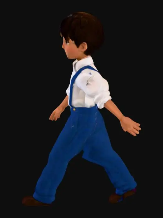 3D model for Sunlit Boy in the Meadow