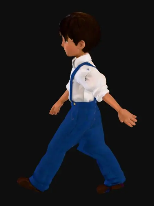 3D model for Sunlit Boy in the Meadow