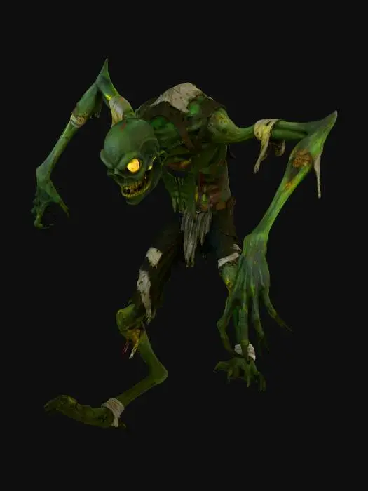 3D model for mutant, stalker style,