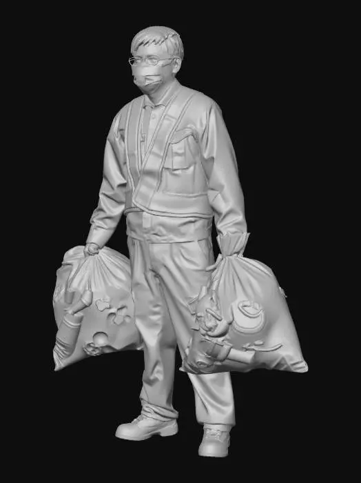3D model for Trash Collector