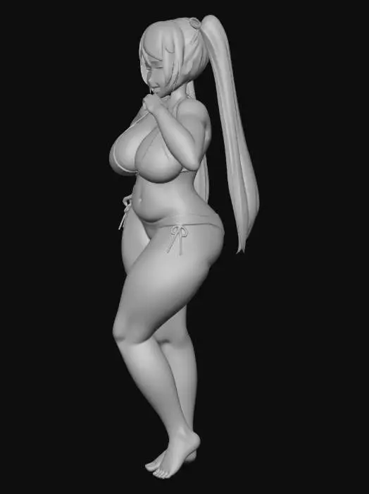 3D model for Sunlit Yellow Bikini