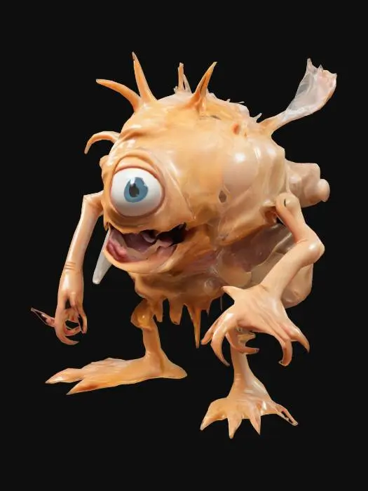 3D model for Trash yard monster