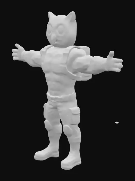 3D model for Muscle Owl Hero