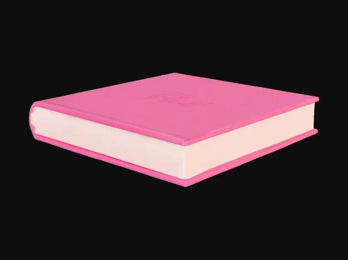 3D model for Mean Girls 3d pink burn book closed
