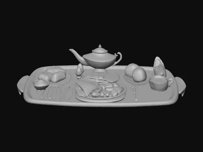 3D model for Breakfast Elegance