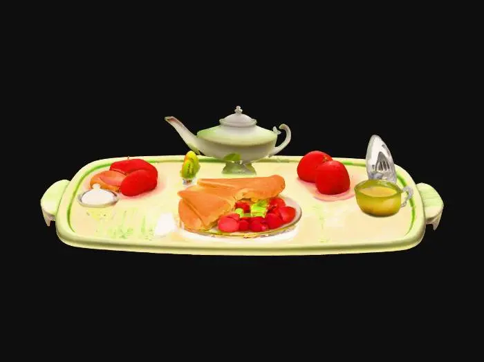 3D model for Breakfast Elegance