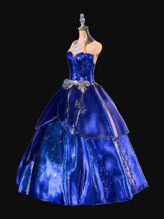 3D model for Pink Princess Dress