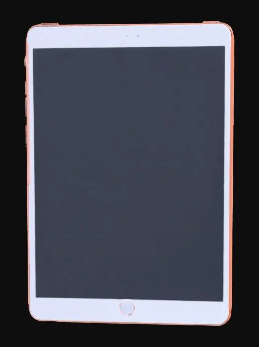 3D model for Rosegold iPad with black clear screen
