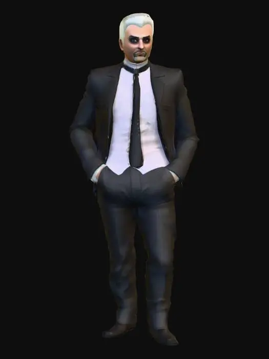 3D model for The Sims 2 Mortimer Goth full body