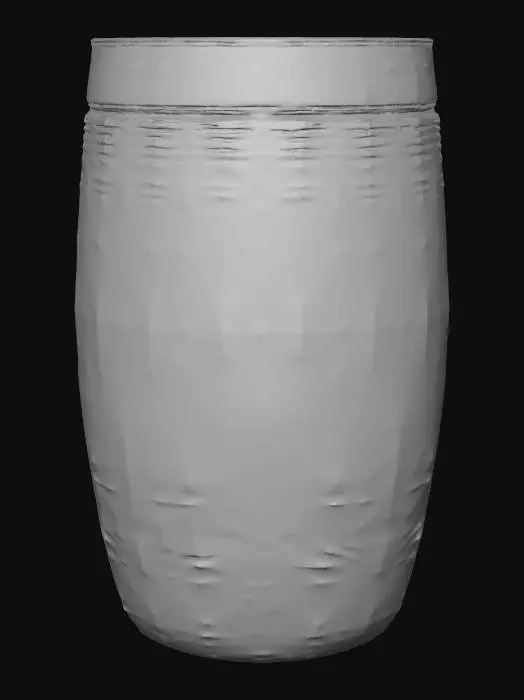 3D model for A medium sized glass of fizzing purple grape juice