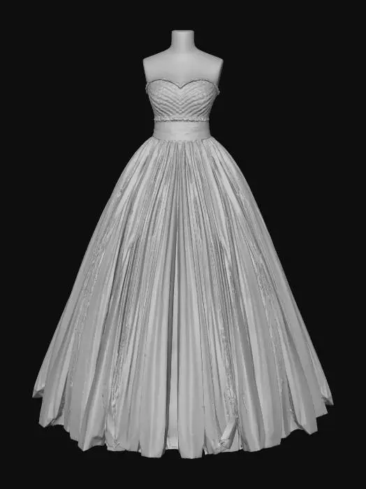 3D model for Royal Pink Dress