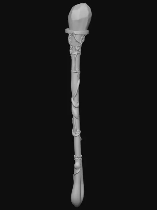 3D model for Mystic Crystal Staff