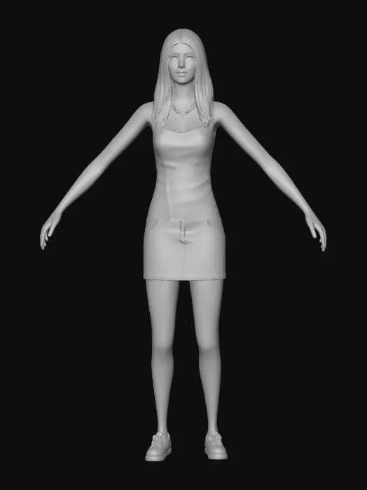 3D model for Sims Girl Summer