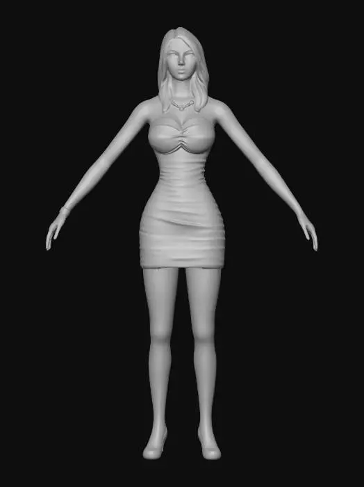 3D model for Bella's Evening Elegance