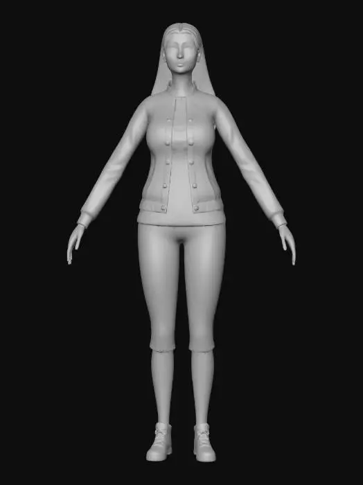 3D model for Courtney's Relaxed Stroll