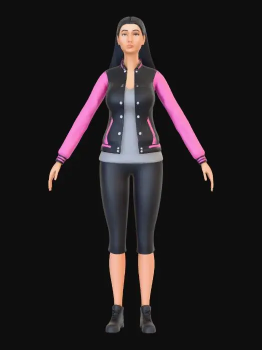 3D model for Courtney's Relaxed Stroll