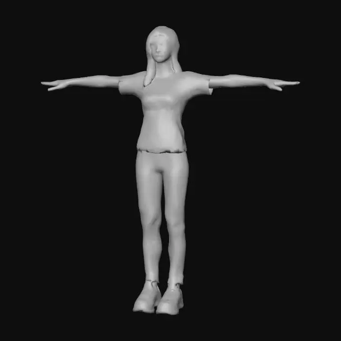 3D model for Virtual Tie-Dye Pose