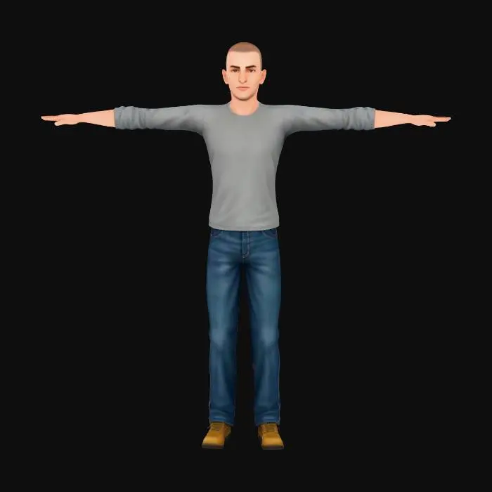 3D model for Sim Living Room Pose