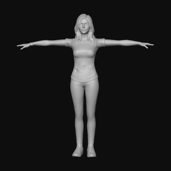 3D model for The Sims 3 Madison VanWaston, full body image with shoes on,