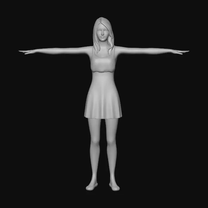 3D model for City Stroll Girl